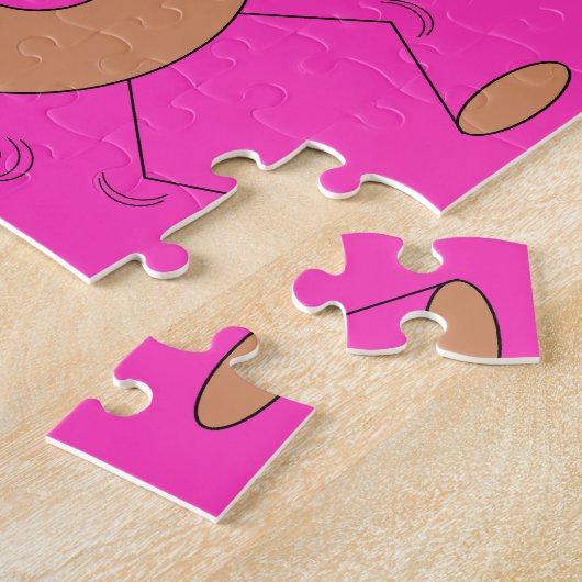 Dancing Donuts Fuchsia Puzzle (Seite)
