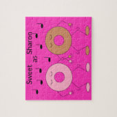 Dancing Donuts Fuchsia Puzzle (Vertikal)