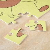 Dancing Donuts Gelb Puzzle (Seite)