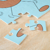 Dancing Donuts Light Blue Puzzle (Seite)