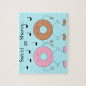 Dancing Donuts Light Blue Puzzle (Vertikal)