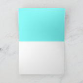 Dancing Donuts Pastel Blue: Leere Karte (Innenseite)