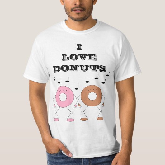 Dancing Donuts T - Shirt (Vorderseite)