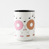 Dancing Donuts White Tasse (Zentrum)