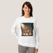 Dancing Doughnuts Surreal Bakery T-Shirt (Vorne ganz)