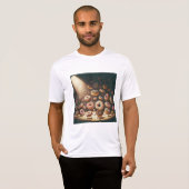 Dancing Doughnuts Surreal Bakery T-Shirt (Vorne ganz)