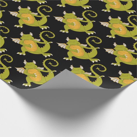 Dancing Dragon Geschenkpapier (Ecke)
