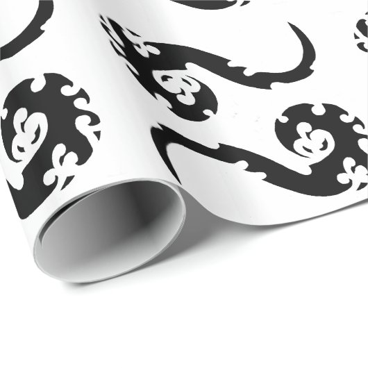 Dancing Dragon Geschenkpapier (Rolleneckpunkt)