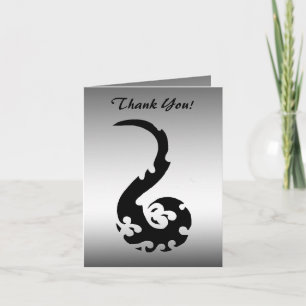 Dancing Dragon Vielen Dank Dankeskarte