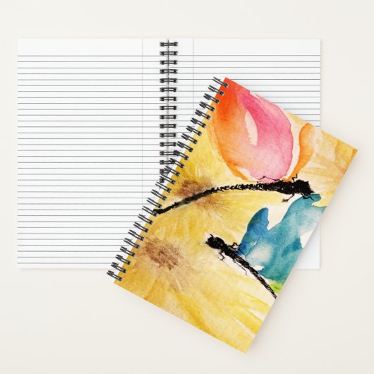 Dancing Dragonflies Spiral Notebook Notizblock (Innen)