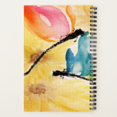 Dancing Dragonflies Spiral Notebook Notizblock (Rückseite)