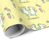 Dancing Dragons Celebrate! von Sandra Boynton! Geschenkpapier (Rolleneckpunkt)