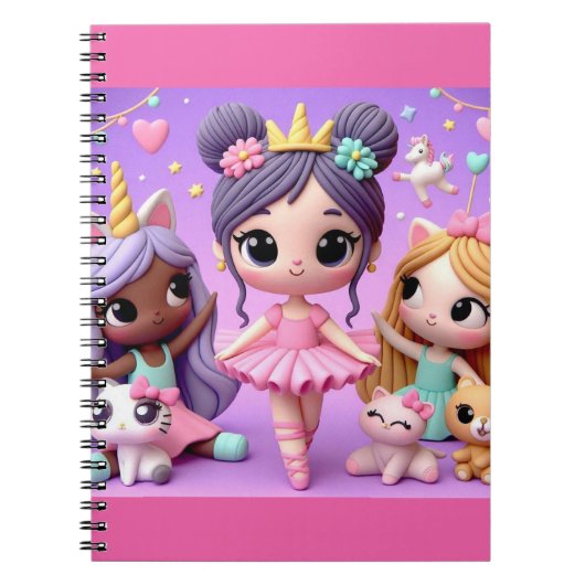 Dancing Dreams Notebook Notizblock (Vorderseite)