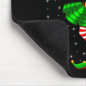 Dancing Elf Christmas Family Matching Women Girls  Mousepad (Ecke)