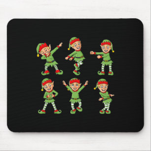 Dancing Elf Dance Challenge Boys Mädchen Kinder We Mousepad