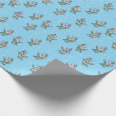 Dancing Elf Geschenkpapier (Ecke)