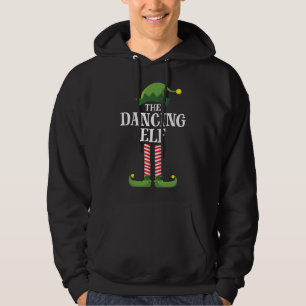 Dancing Elf Matching Familienweihnachtliches Party Hoodie