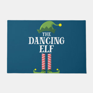 Dancing Elf Matching Family Group Weihnachts-Party Fußmatte