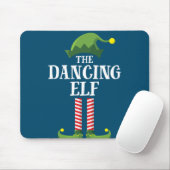 Dancing Elf Matching Family Group Weihnachts-Party Mousepad (Mit Mouse)
