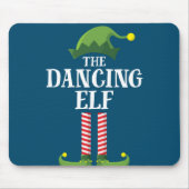 Dancing Elf Matching Family Group Weihnachts-Party Mousepad (Vorne)