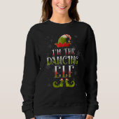 Dancing Elf Weihnachten Sweatshirt (Vorderseite)