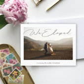 Dancing Elopement Foto Hochzeit Ankündigung