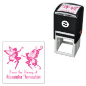 Dancing Fairies Butterfly Wings Library Name Permastempel (Beispiel)