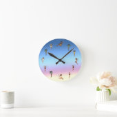 Dancing Fairies Runde Wanduhr (Zuhause)