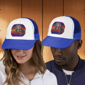 Dancing Ferret Hat Truckerkappe