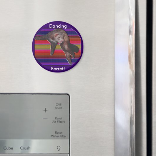 Dancing Ferret Magnet (In Situ (Kühlschrank))