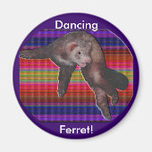 Dancing Ferret Magnet (Vorne)