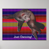 Dancing Ferret Poster (Vorne)