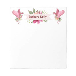 Dancing Flamingos Notizblock