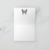 Dancing Frack Butterfly Quilfly Muster Karte (Innenseite)