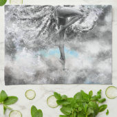 Dancing Frau Küchentuch (Gefaltet)