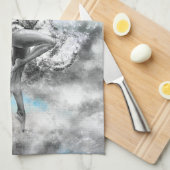 Dancing Frau Küchentuch (Viertel Falte)