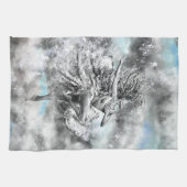 Dancing Frau Küchentuch (Horizontal)