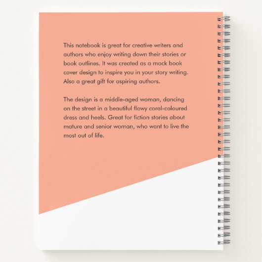 Dancing Frauen Buchabdeckung Inspiration Notebook Notizblock (Rückseite)