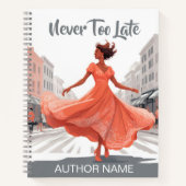 Dancing Frauen Buchabdeckung Inspiration Notebook Notizblock (Vorderseite)