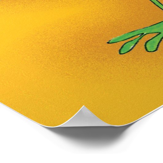 Dancing Frog Inspiration Poster (Ecke)