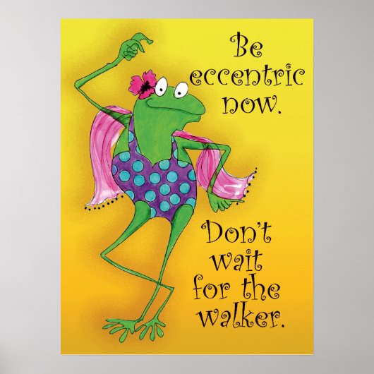 Dancing Frog Inspiration Poster (Vorne)