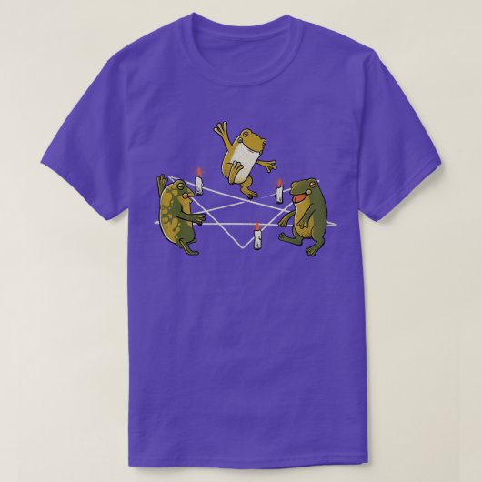 Dancing Frog Pentagram von Tobe Fonseca T-Shirt (Design vorne)