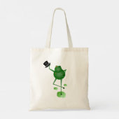 Dancing Frog Tote Bag Tragetasche (Rückseite)