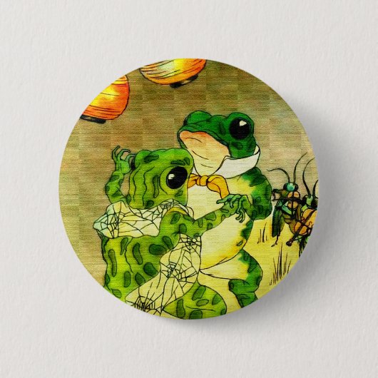 Dancing Frogs Button (Vorderseite)