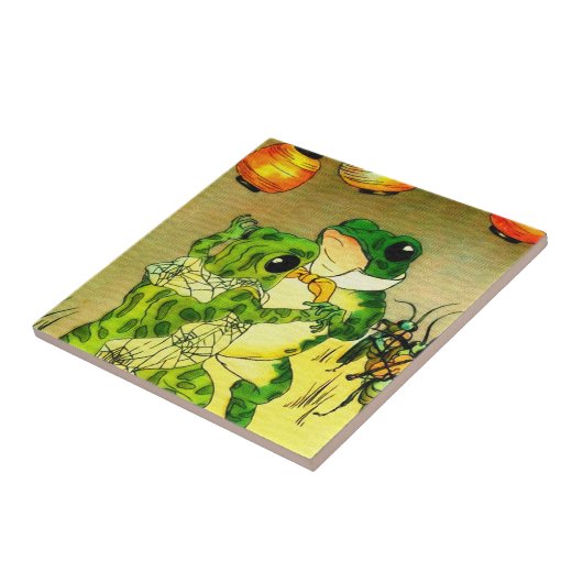 Dancing Frogs Fliese (Seite)