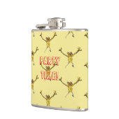 Dancing Frogs Funny Animal Flachmann (Links)