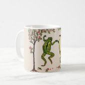 Dancing Frogs Happy Tasse (Vorderseite Links)