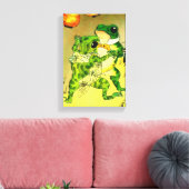Dancing Frogs Leinwanddruck (Insitu (Wohnzimmer))