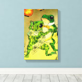 Dancing Frogs Leinwanddruck (Insitu (Holzboden))