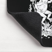 Dancing Frogs Mushrooms Lass uns seltsame Funny Co Mousepad (Ecke)